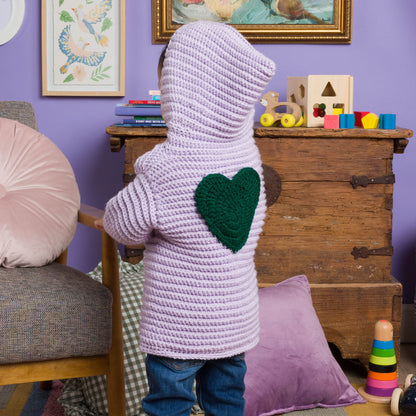 Red Heart Little Lovebug Crochet Cardigan Red Heart Little Lovebug Crochet Cardigan