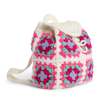 Red Heart Crochet Pack A Bunch Backpack Pink Punch