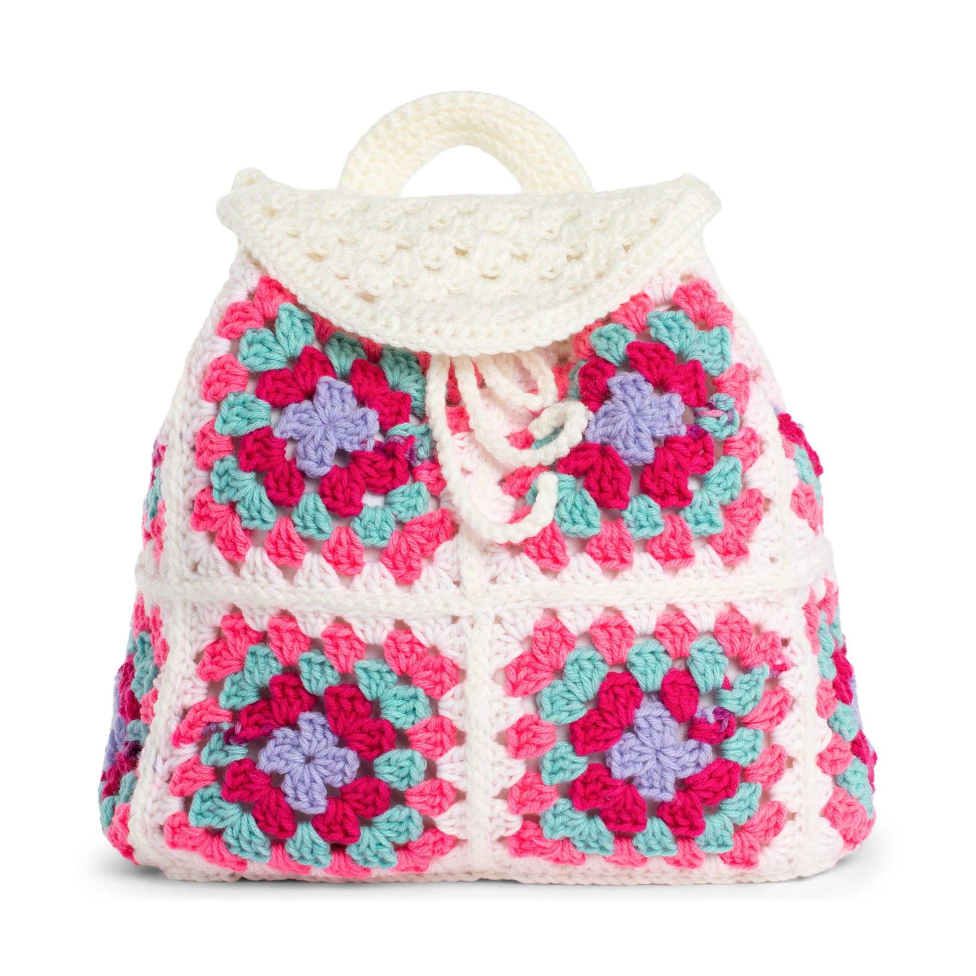 Free Red Heart Crochet Pack A Bunch Backpack Pattern