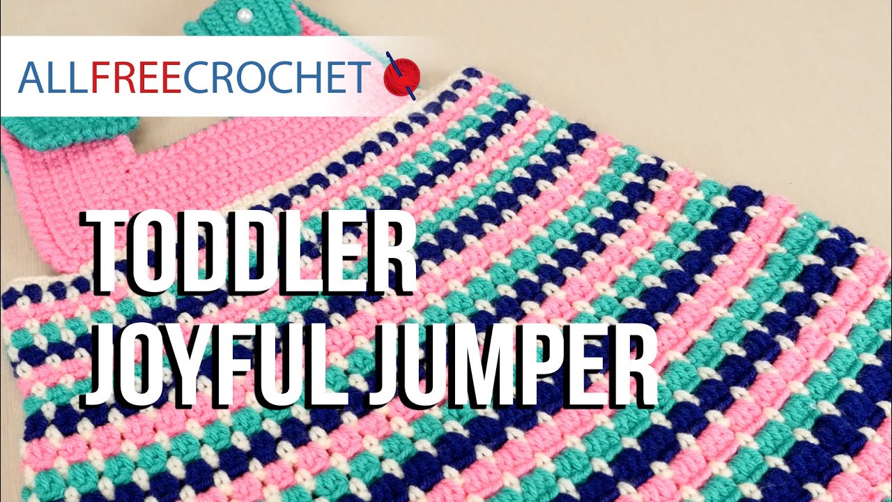 Red Heart Toddler Joyful Jumper Crochet