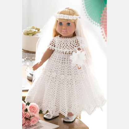 Red Heart Crochet Wedding Dress for Doll Red Heart Crochet Wedding Dress for Doll