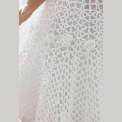 Red Heart Crochet Wedding Dress for Doll Red Heart Crochet Wedding Dress for Doll