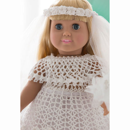 Red Heart Crochet Wedding Dress for Doll Red Heart Crochet Wedding Dress for Doll