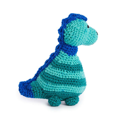 Red Heart Crochet Adorable Dinosaur Toys Crochet Toy made in Red Heart Yarn