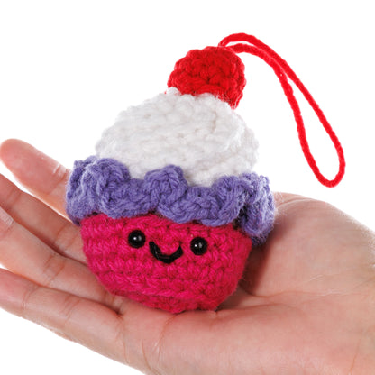 Red Heart Crochet Cutie Cupcake Amigurumi Red Heart Crochet Cutie Cupcake Amigurumi
