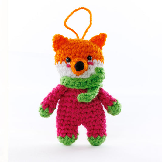 Red Heart Crochet Fa La La La Fox Amigurumi