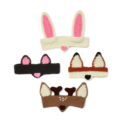 Red Heart Crochet Dress Up Headbands All Variants