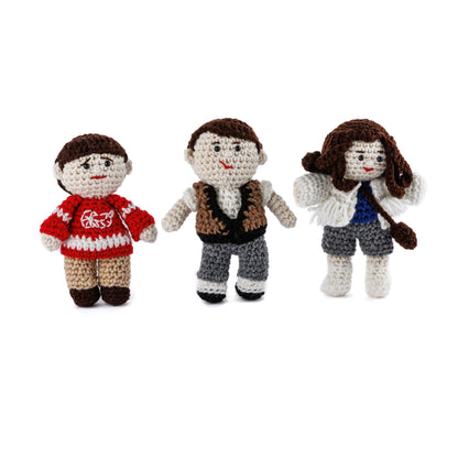 Red Heart Crochet Mini Ferris, Cameron and Sloane Dolls Red Heart Crochet Mini Ferris, Cameron and Sloane Dolls