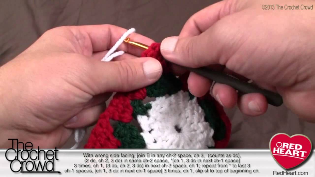 Red Heart Granny's Noel Throw Crochet