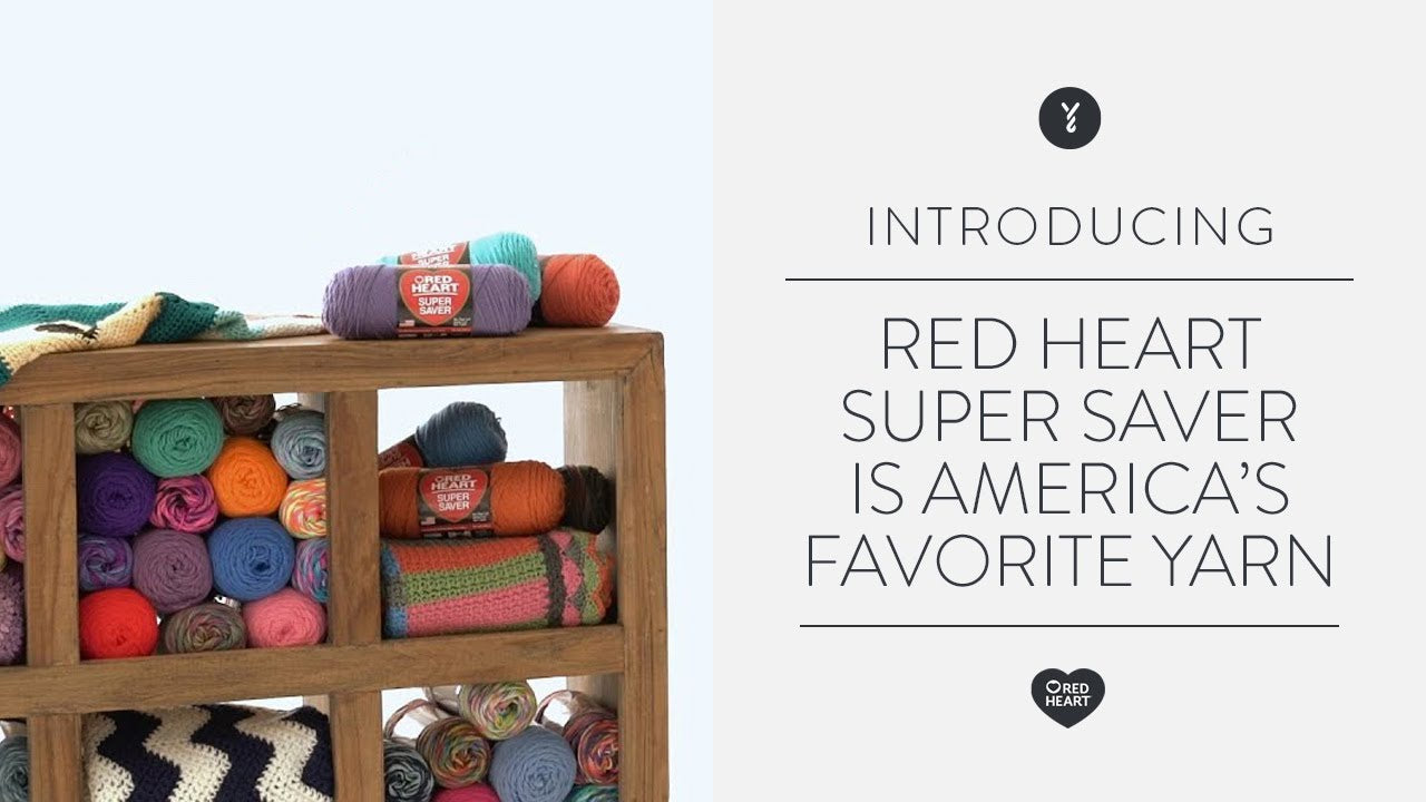 Red Heart Bars & Strips Throw Crochet