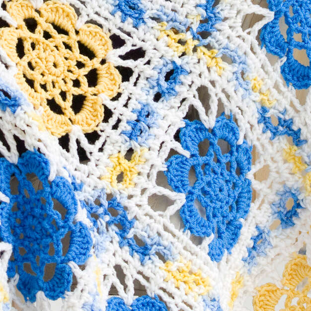 Crochet Throw made in Red Heart Super Saver Jumbo Yarn