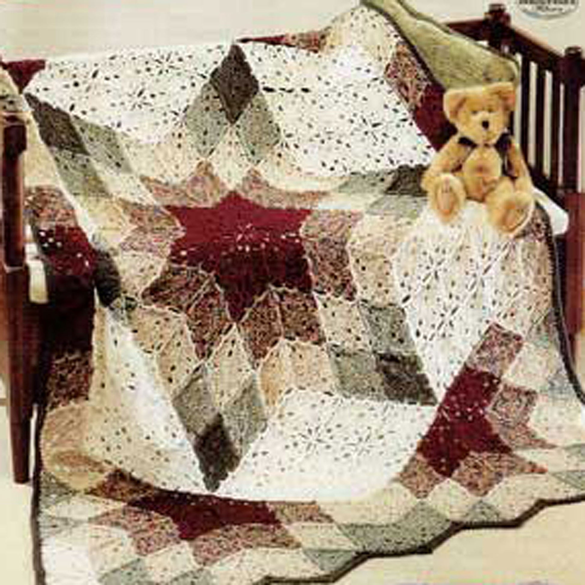 Free Red Heart Prairie Star Afghan Crochet Pattern
