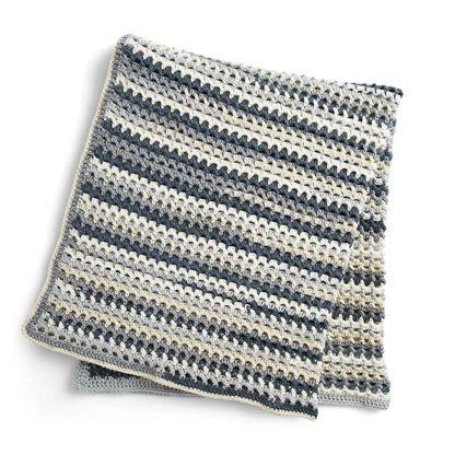 Red Heart Crochet Archways Throw Super Saver O'Go