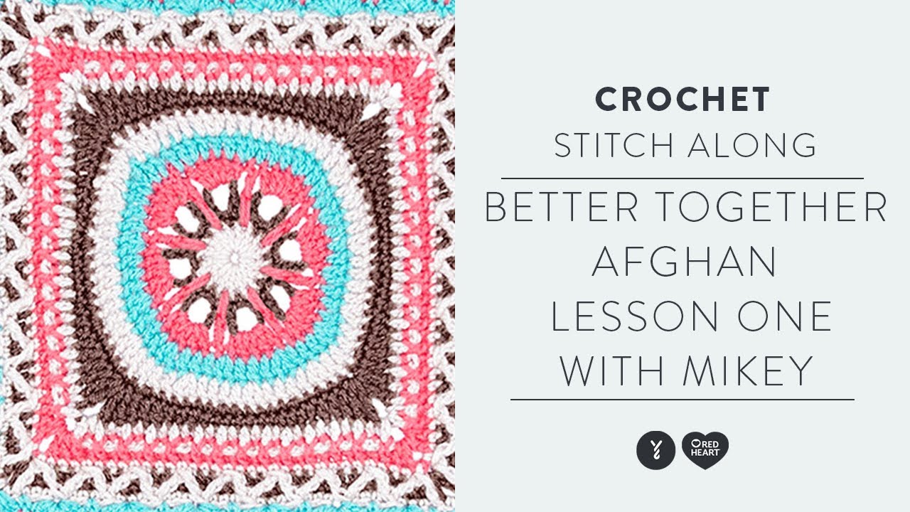 Red Heart Better Together Crochet Afghan