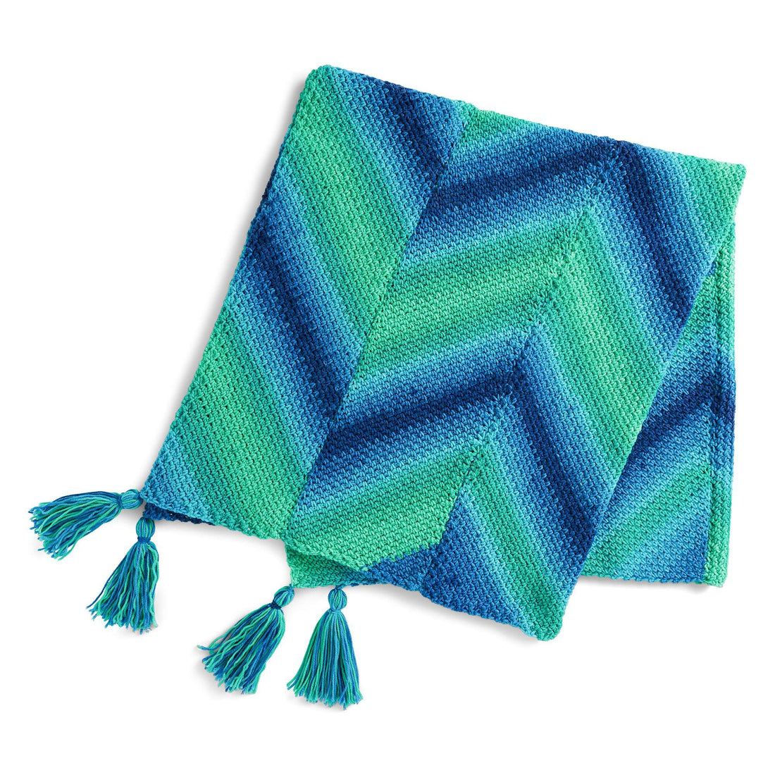 Red Heart Zig Zag Stripes Crochet Blanket Yarnspirations