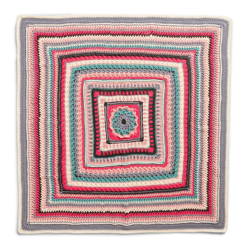 Free Red Heart Study of Determination Afghan Crochet Pattern ...