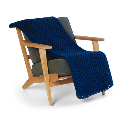 Red Heart Crochet Classic Granny Square Throw Crochet Throw made in Red Heart Super Saver Yarn