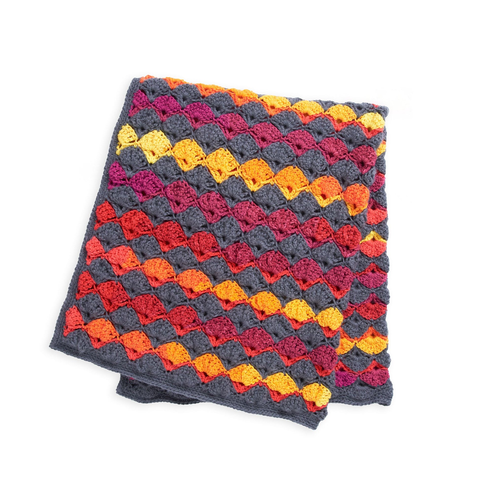 Free Red Heart Pixel Perfect Crochet Afghan Pattern