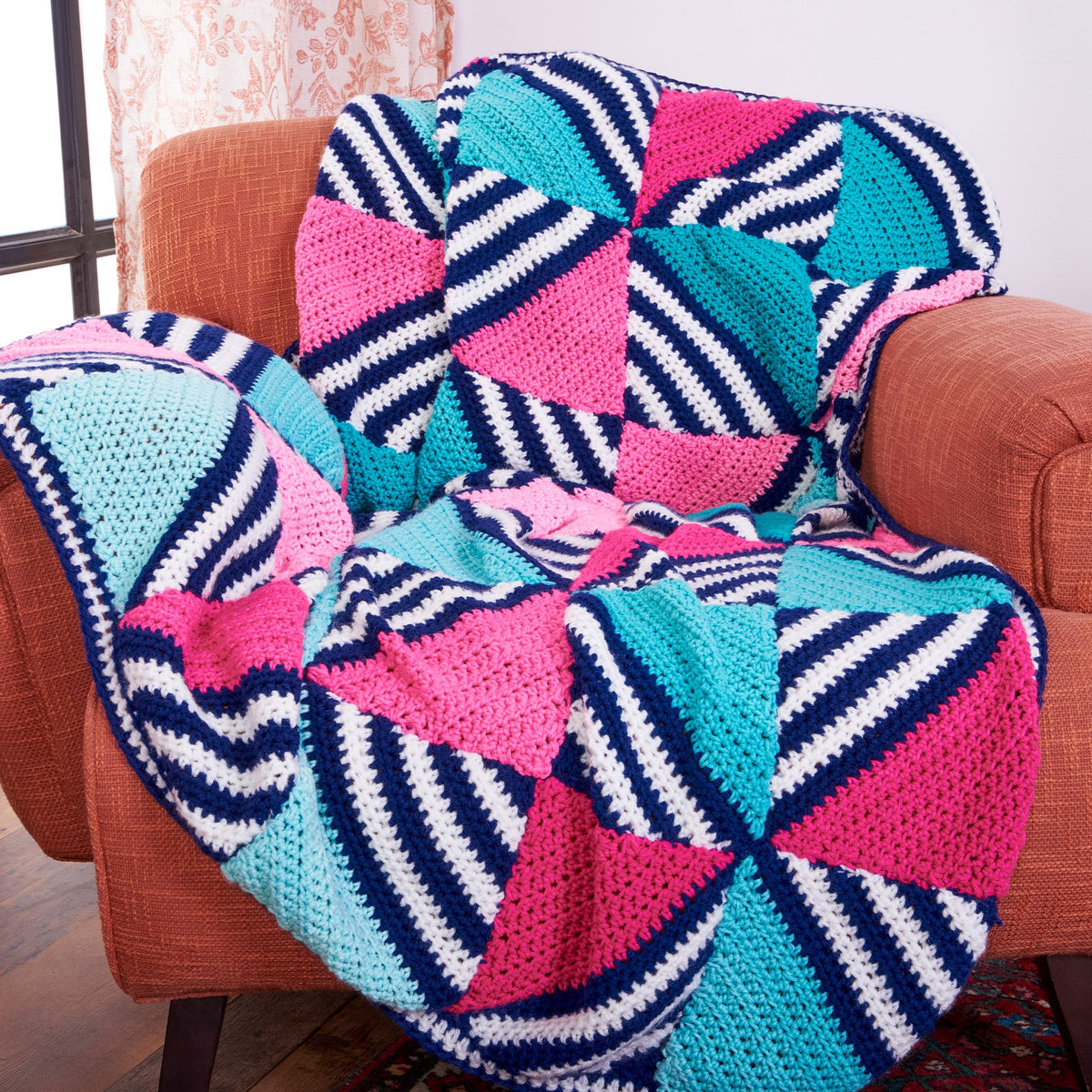 Crochet Blanket made in Red Heart Super Saver Yarn