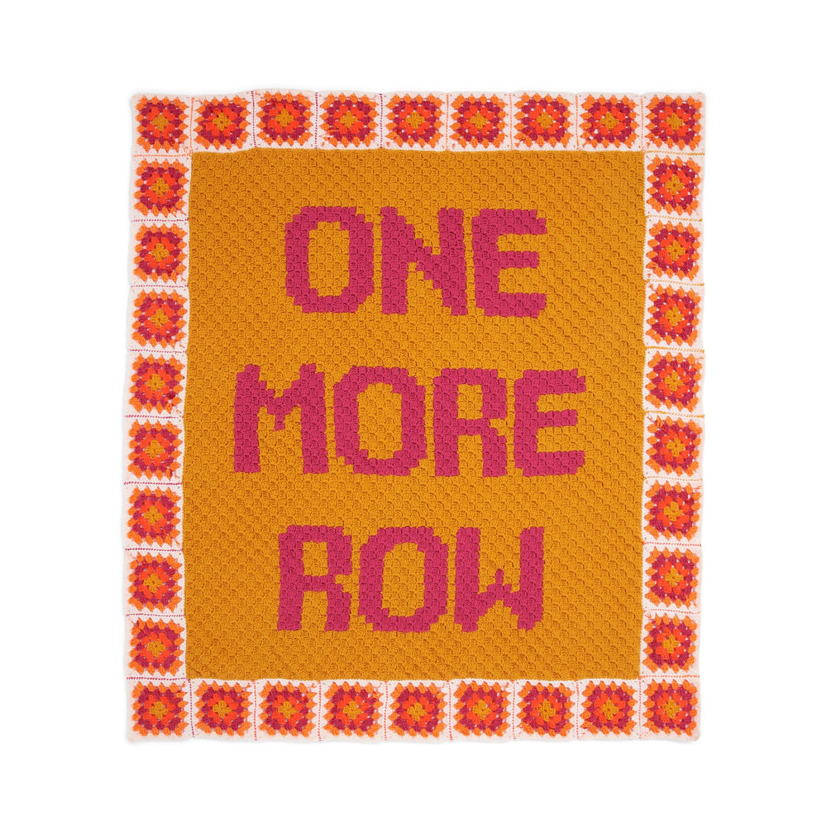 Crochet Blanket made in Red Heart All in One Granny Square","Super Saver Yarn