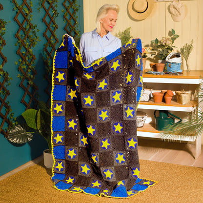 Red Heart Starry Skies Crochet Blanket Red Heart Starry Skies Crochet Blanket