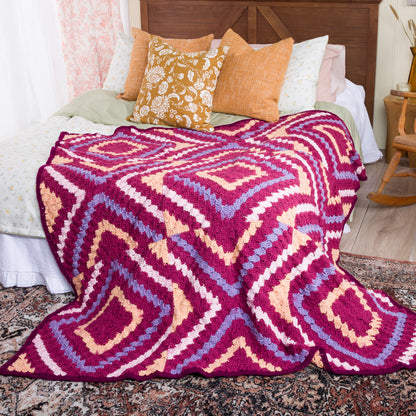Red Heart Timeless Love Crochet Blanket Red Heart Timeless Love Crochet Blanket