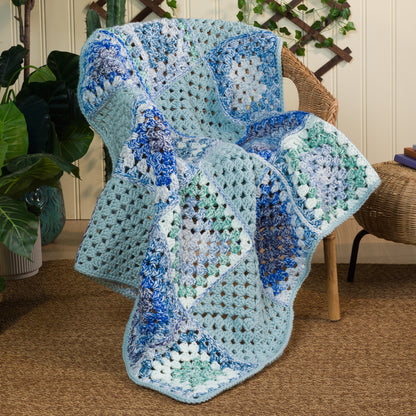 Red Heart Serene Squares Crochet Blanket Red Heart Serene Squares Crochet Blanket