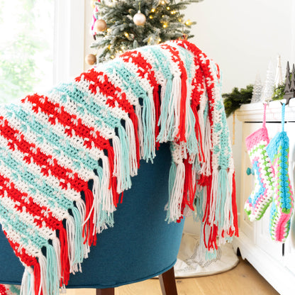 Red Heart Crochet Holly Jolly Afghan Red Heart Crochet Holly Jolly Afghan