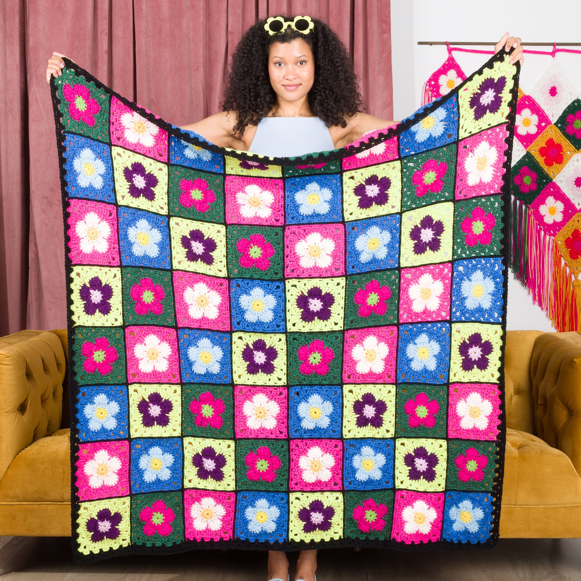 Flower Blanket Crochet Pattern Flower Blanket Crochet Pattern