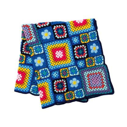 Red Heart Patchwork Dreams Crochet Blanket Version 1