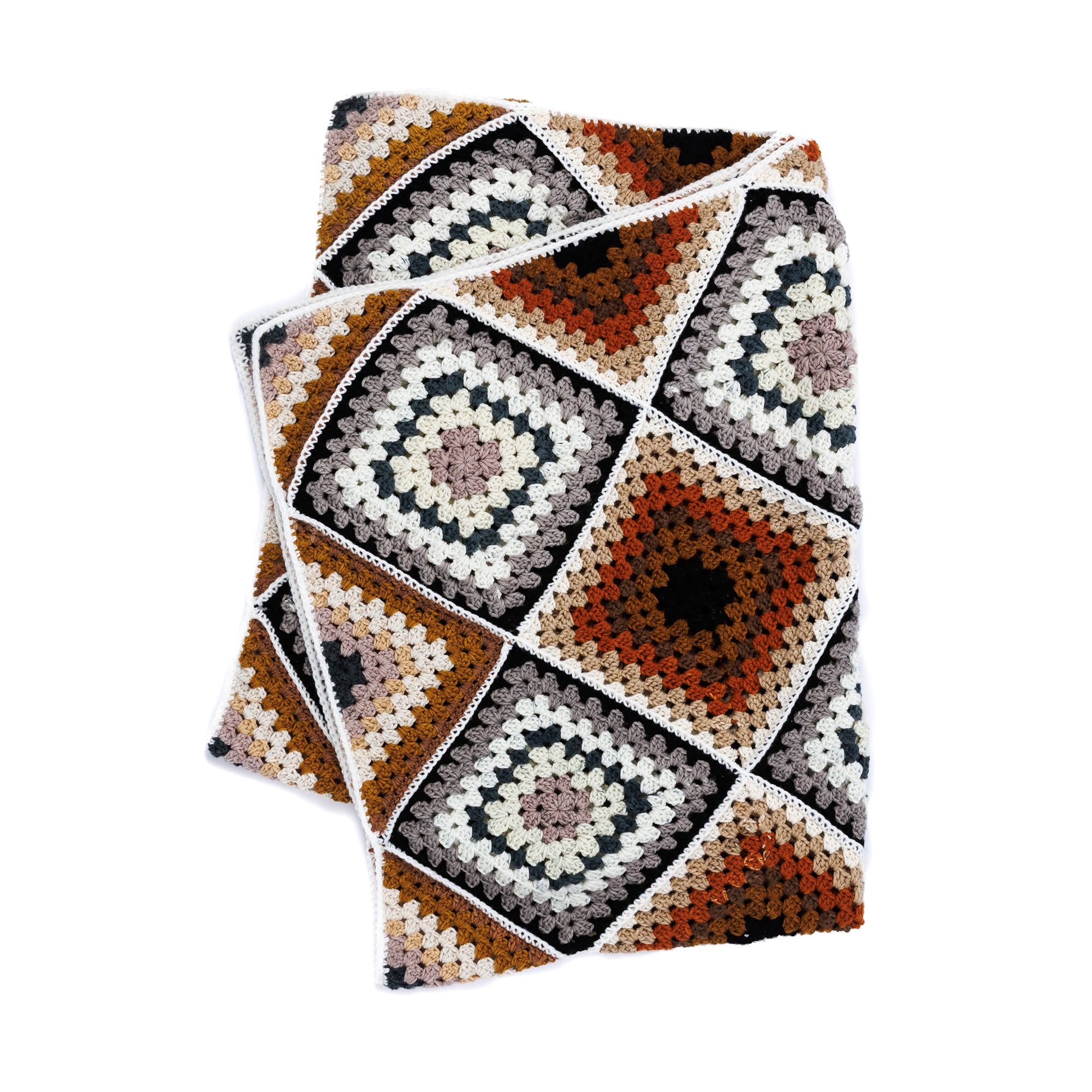 Free Easy Red Heart Tilted Treasures Crochet Blanket Pattern
