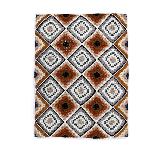 Red Heart Tilted Treasures Crochet Blanket