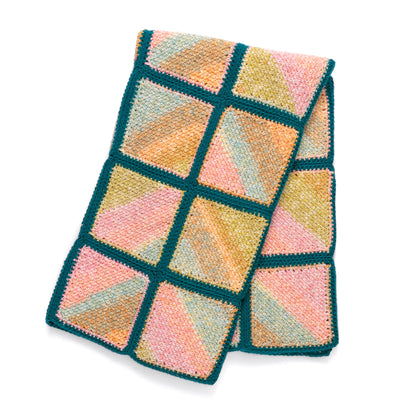 Red Heart Crochet Mossy Blocks Blanket Red Heart Crochet Mossy Blocks Blanket