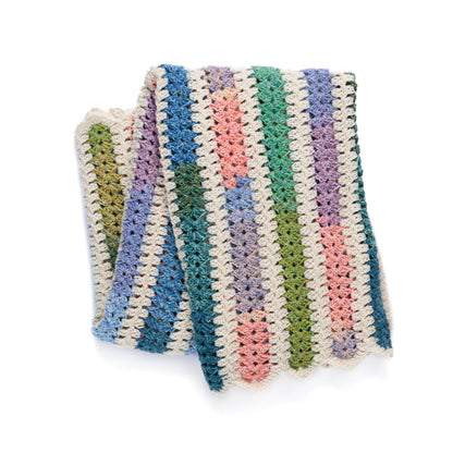 Red Heart Zippy Strips Crochet Blanket Red Heart Zippy Strips Crochet Blanket