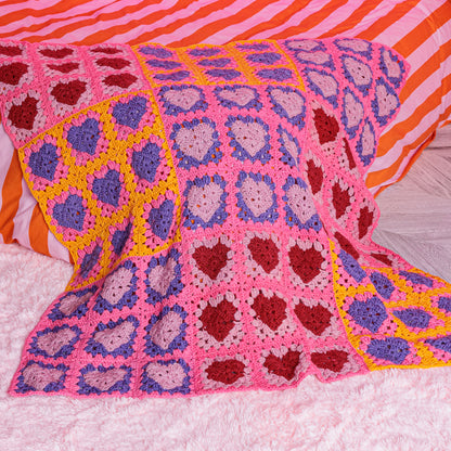 Red Heart Crochet Lots ’O Love Blanket Red Heart Crochet Lots ’O Love Blanket
