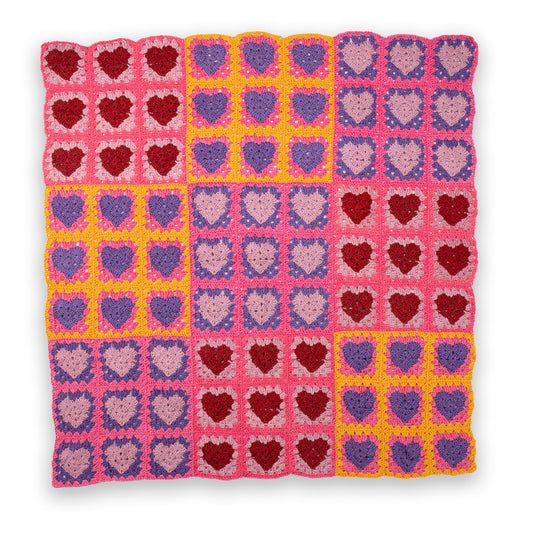 Red Heart Crochet Lots ’O Love Blanket