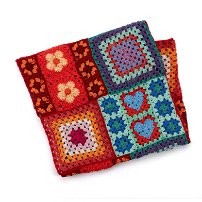 Red Heart Positively Zany Crochet Blanket Red Heart Positively Zany Crochet Blanket