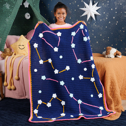 Red Heart Crochet Starry Sky Blanket Red Heart Crochet Starry Sky Blanket