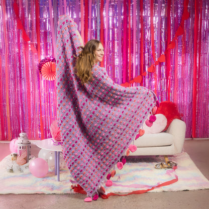 Red Heart Love Crochet Blanket Red Heart Love Crochet Blanket