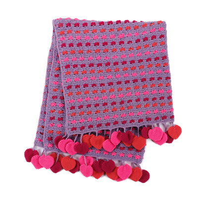 Red Heart Love Crochet Blanket Red Heart Love Crochet Blanket