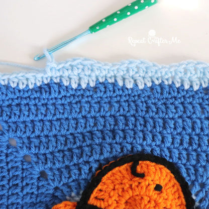 Red Heart Under the Sea Crochet Blanket Red Heart Under the Sea Crochet Blanket