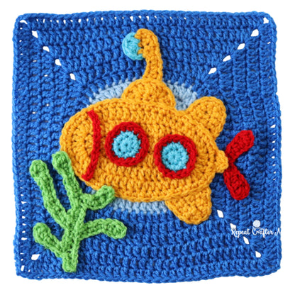 Red Heart Under the Sea Crochet Blanket Red Heart Under the Sea Crochet Blanket