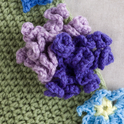 Red Heart Crochet Blooming Bouquet Blanket Red Heart Crochet Blooming Bouquet Blanket