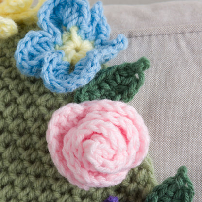 Red Heart Crochet Blooming Bouquet Blanket Red Heart Crochet Blooming Bouquet Blanket
