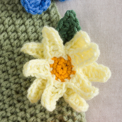 Red Heart Crochet Blooming Bouquet Blanket Red Heart Crochet Blooming Bouquet Blanket