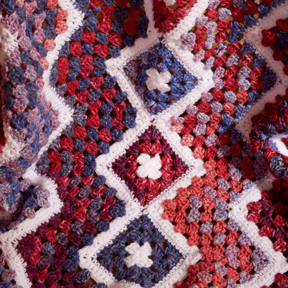 Red Heart Crochet Firework Throw Red Heart Crochet Firework Throw