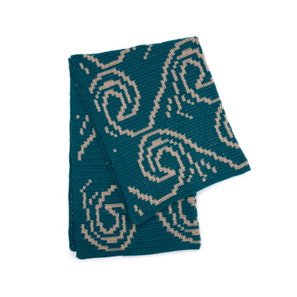 Red Heart It's Just a Wave Crochet Blanket Red Heart It's Just a Wave Crochet Blanket