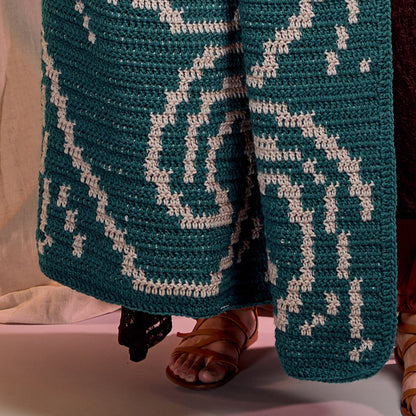Red Heart It's Just a Wave Crochet Blanket Red Heart It's Just a Wave Crochet Blanket
