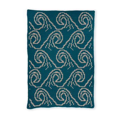 Red Heart It's Just a Wave Crochet Blanket Red Heart It's Just a Wave Crochet Blanket