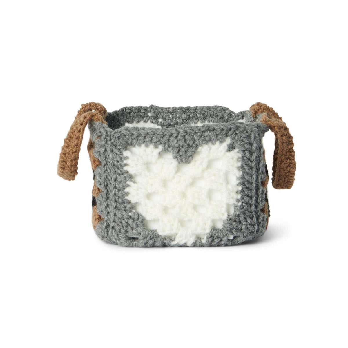 Crochet Basket made in Red Heart Super Saver Kits Yarn